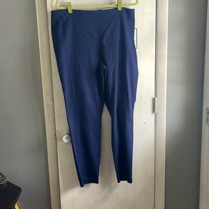 Charter Club Womens Chelsea pull on Skinny Leg ankle pants Size 16 Intrepid blue